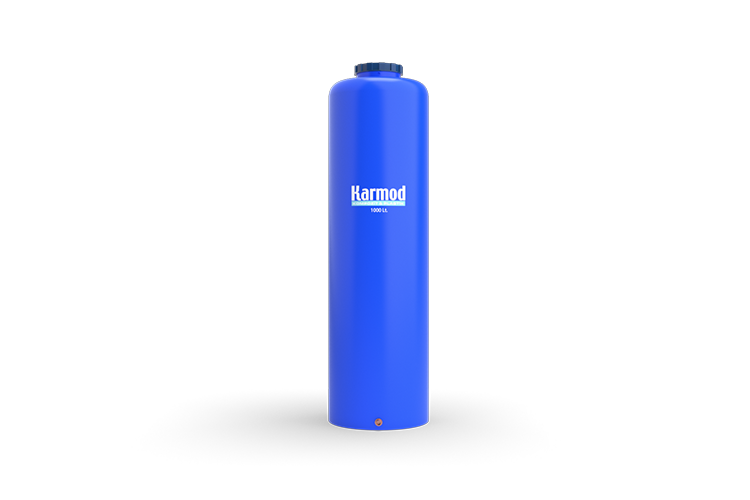 1.000 Litre Polietilen Boru Tip Dik Depo