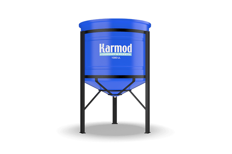 1.000 Litre Açık Ağız Silo Deposu