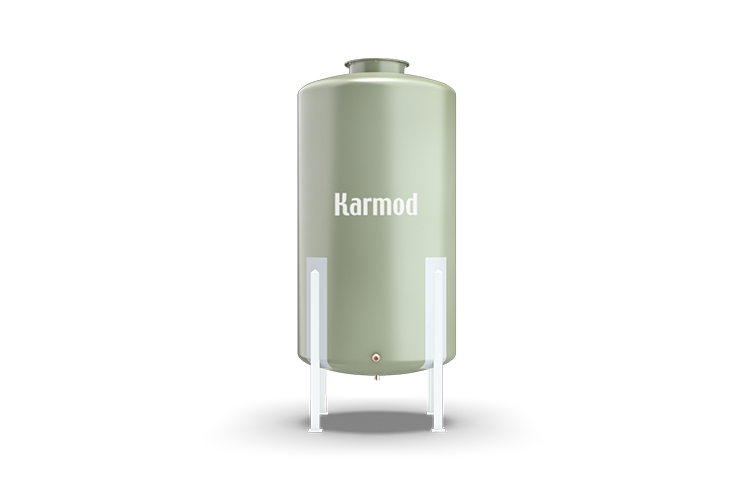 1.000 Litre (Elips) Dik Polyester Depo