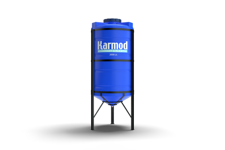 2.000 Litre Kapalı Ağız Silo Deposu