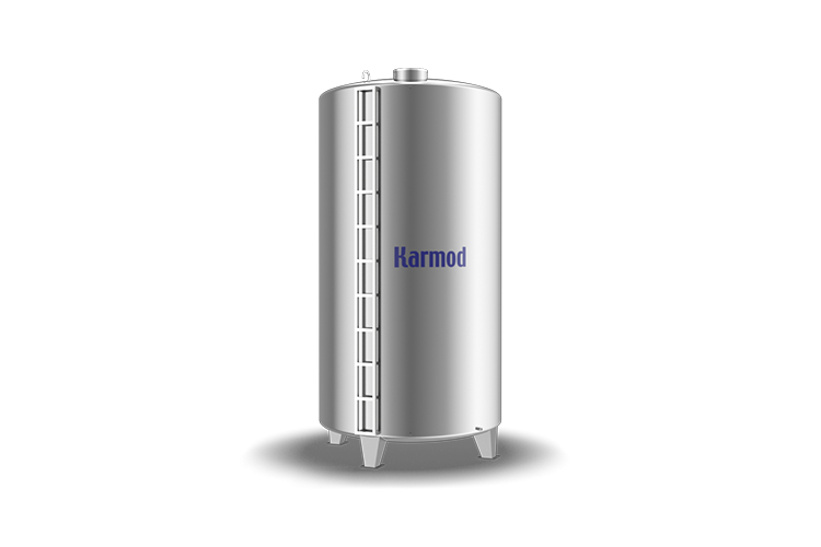 25.000 Litre Paslanmaz Silindirik Dikey Depo