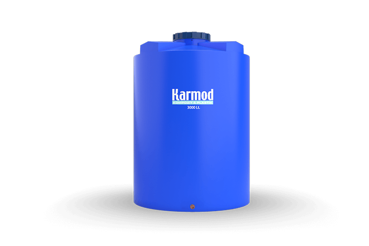 3.000 Litre Polietilen Dikey Depo