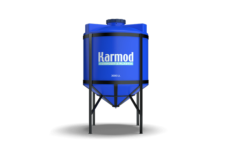 3.000 Litre Kapalı Ağız Silo Deposu