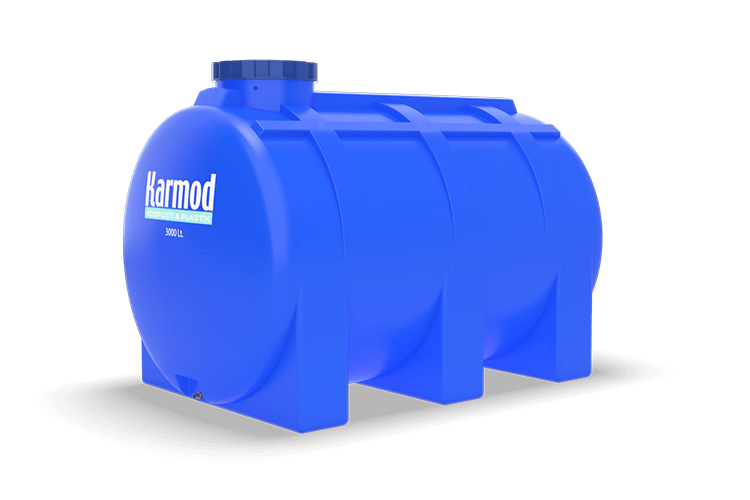 3.000 Litre Polietilen Yatay Depo