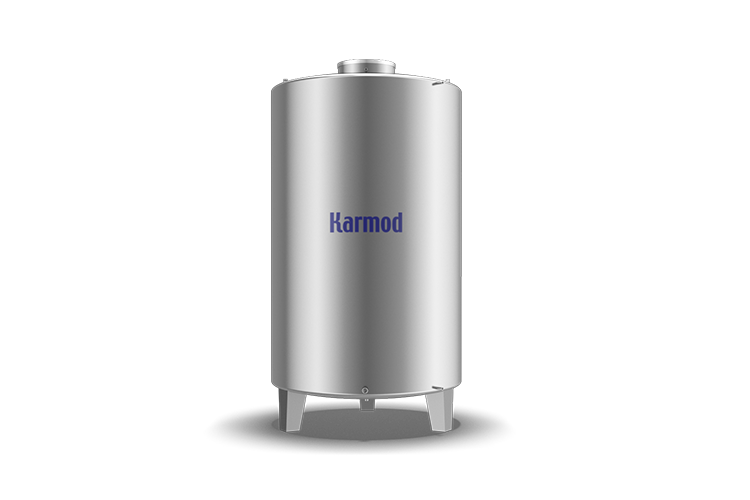 4.000 Litre Paslanmaz Silindirik Dikey Depo