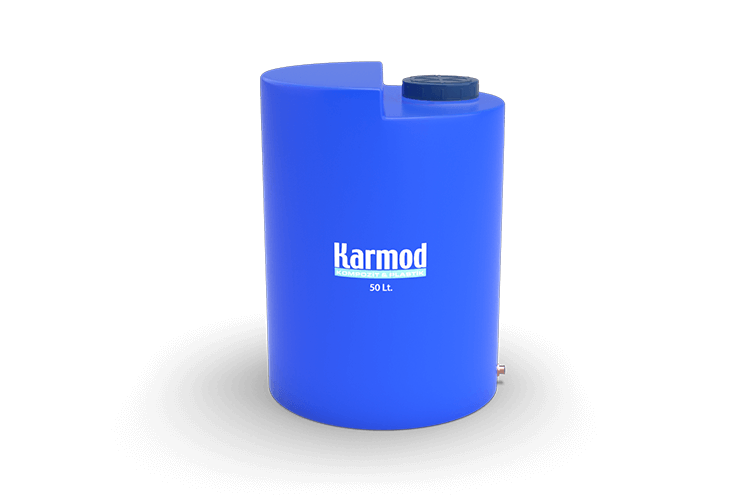 50 Litre Polietilen Dikey Depo