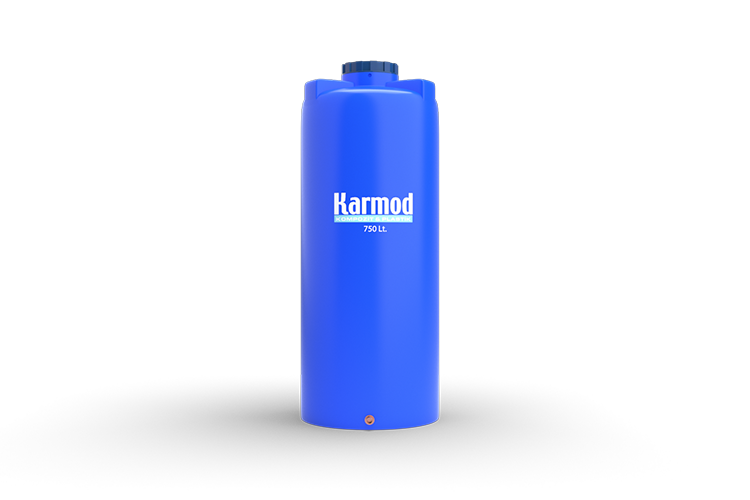750 Litre Polietilen Dikey Depo