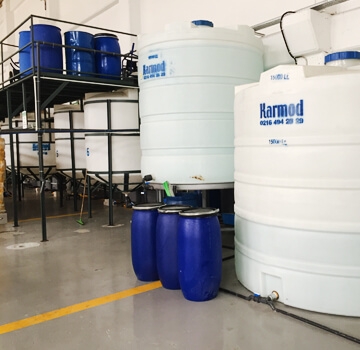 Plastik ve polyester asit tankı üretimi