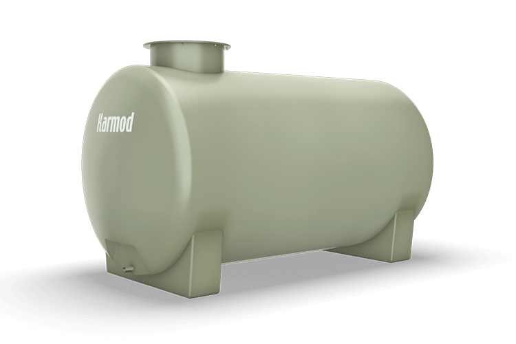 1000 Litre Yatay Polyester Depo