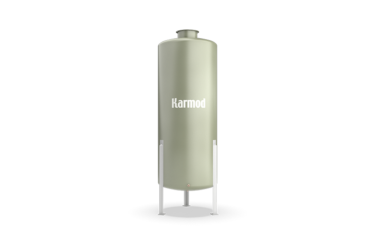 2.000 Litre Ayaklı Dik Polyester Depo